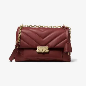 迈克高仕/Michael Kors 女士 Cece 中号绗缝皮质单肩包 30T9G0EL8L626