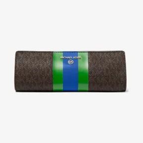 迈克高仕/Michael Kors 小号徽标条纹笔袋 32H1GTMN5V-0319