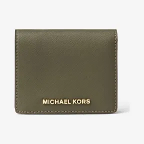 迈克高仕/Michael Kors Jet Set Travel 皮质翻盖名片夹 32T4GTVF2L333