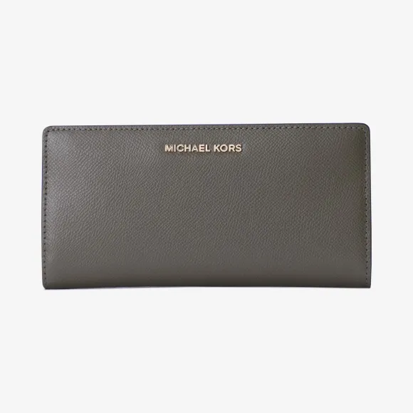 迈克高仕/Michael Kors Money Pieces 长款皮质拼色钱夹 32T8GF6D3T315