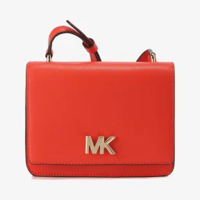迈克高仕/Michael Kors  橘红色 Mott 小号皮质斜挎包