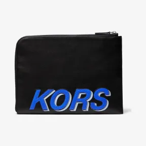 迈克高仕/Michael Kors 男士 黑色 Gifting 皮质拉链包
