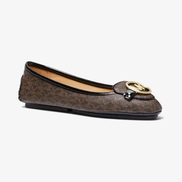 迈克高仕/Michael Kors Lillie 徽标莫卡辛鞋 40R9LIFP2B-0200