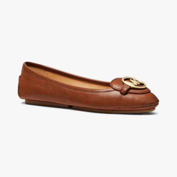 迈克高仕/Michael Kors Lillie 皮革莫卡辛鞋 40R9LIFP2L-0230