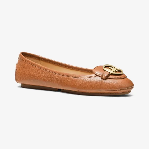 迈克高仕/Michael Kors Lillie 皮革莫卡辛鞋 40R9LIFP2L-2297