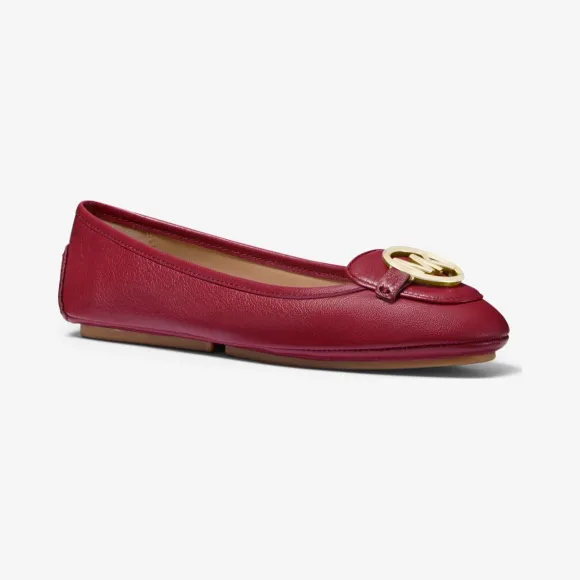 迈克高仕/Michael Kors Lillie 皮革莫卡辛鞋 40R9LIFP2L-2667
