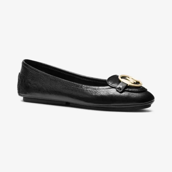 迈克高仕/Michael Kors Lillie 皮革莫卡辛鞋 40R9LIFP5L-0001
