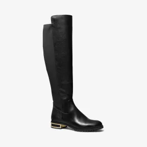 迈克高仕/Michael Kors Alicia 皮革过膝靴 49F1ACFB5L-0001