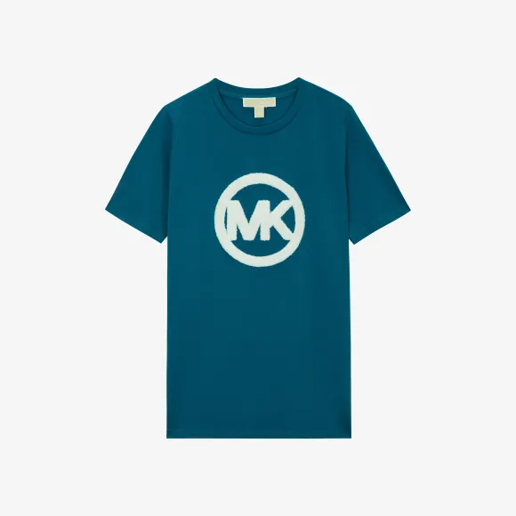 迈克高仕/Michael Kors 圆领Logo短袖 JF150I897J421