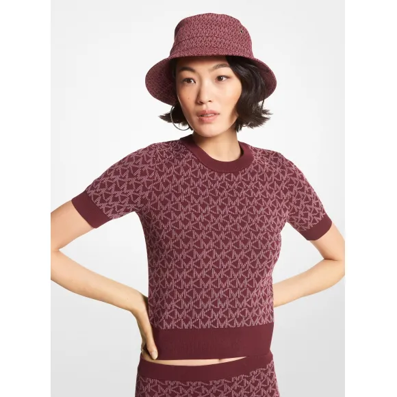 迈克高仕/Michael Kors 休闲针织上衣 女士 梅洛葡萄红 上衣 MH1604L5KZ642