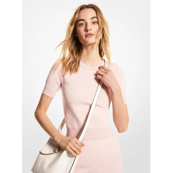 迈克高仕/Michael Kors 休闲针织短袖 女士 粉色 短袖 MH1604L5KZ696
