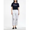 迈克高仕/Michael Kors 女士 圆领 Logo 短袖 MS1501197J409