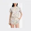 迈克高仕/Michael Kors 女士 圆领印花 Logo 短袖 MU150F23RW110