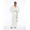 麦丝玛拉/Max Mara [Kusero] 帆布细条纹宽裤 1131084206001