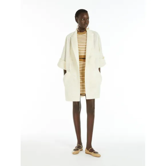 麦丝玛拉/Max Mara [Quatt] 超大网纱平纹针织外套 1906014106002