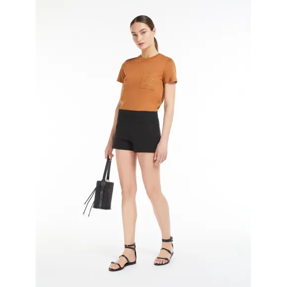 麦丝玛拉/Max Mara 带口袋的棉质 T 恤 1941034206004