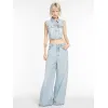 麦丝玛拉/Max Mara [Schiele] 短款牛仔马甲 2151014206009