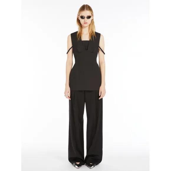 麦丝玛拉/Max Mara [Gisa] 紧身胸衣细节无袖上衣 2166014106003