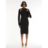 麦丝玛拉/Max Mara Sorbona 修身羊毛丝针织连衣裙 2321064106003