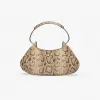 麦丝玛拉/Max Mara [Kaju] 蟒蛇纹皮革中号包 2511064606001