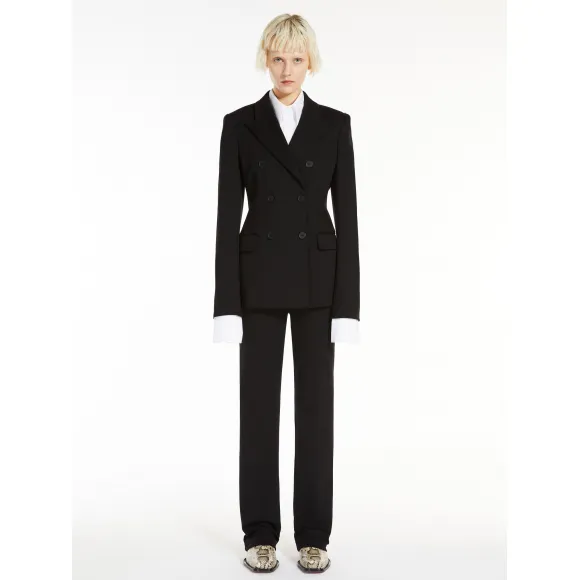 麦丝玛拉/Max Mara [Sestri] 双排扣平纹针织西装外套 2911044106003