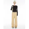 麦丝玛拉/Max Mara [Albenga] 紧身平纹针织T恤 2941024106005