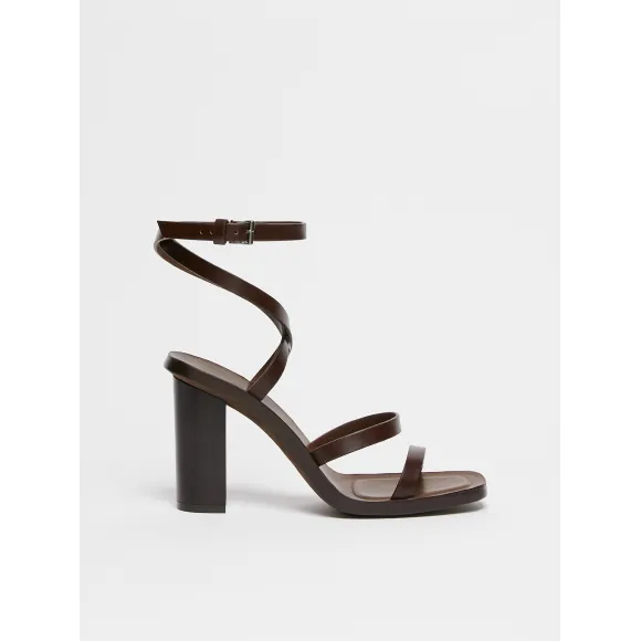 麦丝玛拉/Max Mara [Jutta Sandals] 光滑皮革凉鞋 4521094206005