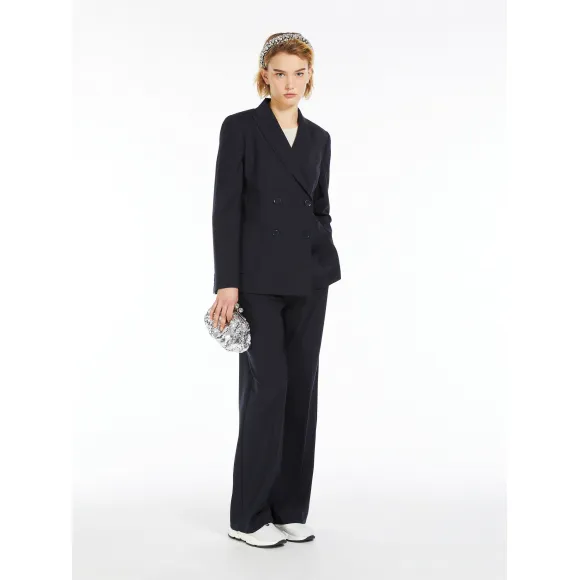 麦丝玛拉/Max Mara [Nervoso] 纯羊毛剪裁夹克 5041044106008