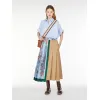 麦丝玛拉/Max Mara [Operoso] 帆布斜纹中长裙 5106014106001