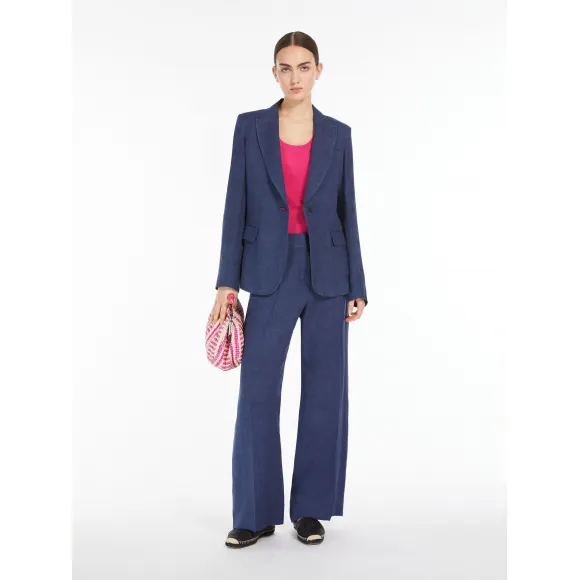 麦丝玛拉/Max Mara 亚麻帆布长裤 5131024206006