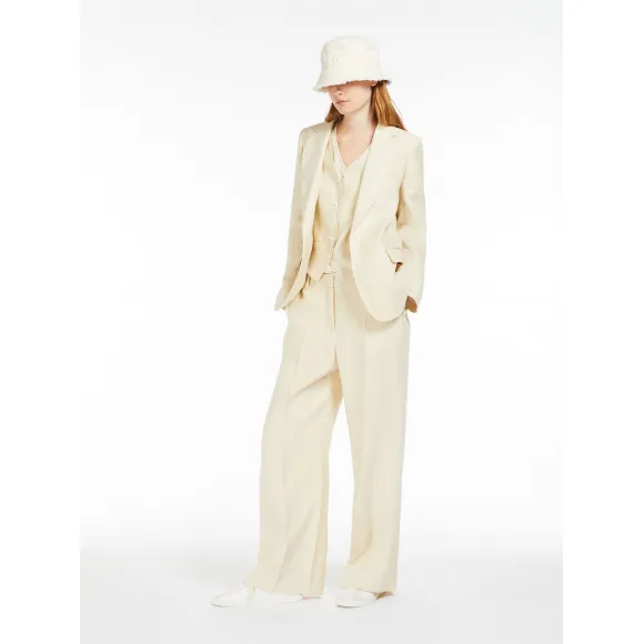 麦丝玛拉/Max Mara [Marizia] 亚麻帆布裤 5131024206035