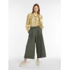 麦丝玛拉/Max Mara [Recco] 棉帆布裤 5131104106001