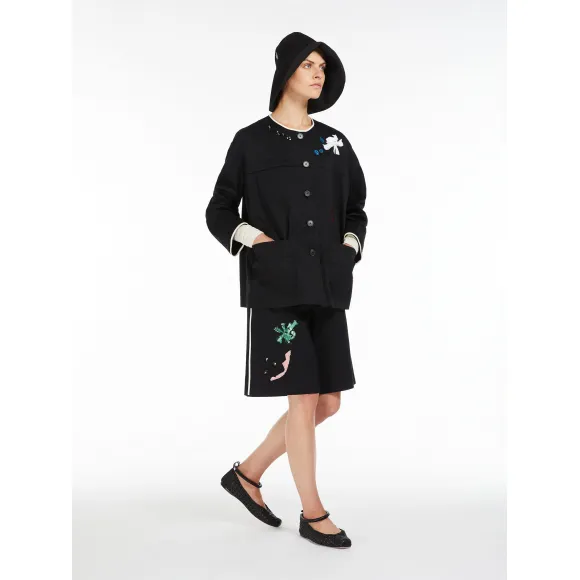 麦丝玛拉/Max Mara [Bazilio] 棉质华达呢短裤 5141014206015