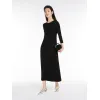 麦丝玛拉/Max Mara [Victor] 罗纹针织喇叭连衣裙 5321014106005