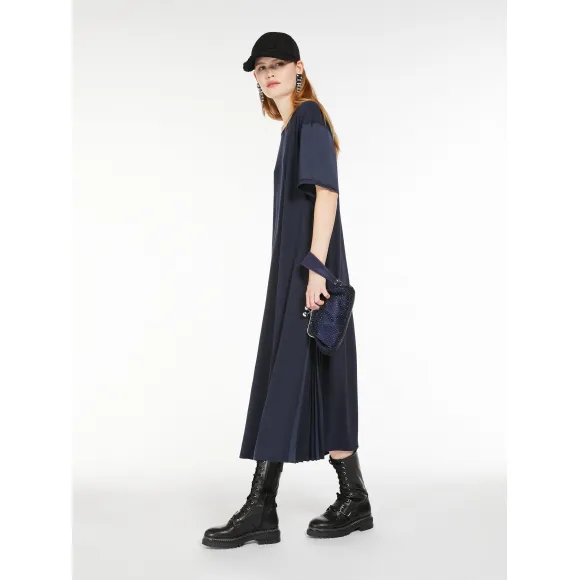 麦丝玛拉/Max Mara [乔丹] 莱赛尔尼龙平纹针织连衣裙 5626024106004