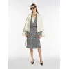 麦丝玛拉/Max Mara 羊毛、真丝和羊绒双排扣豌豆大衣 6041034106003