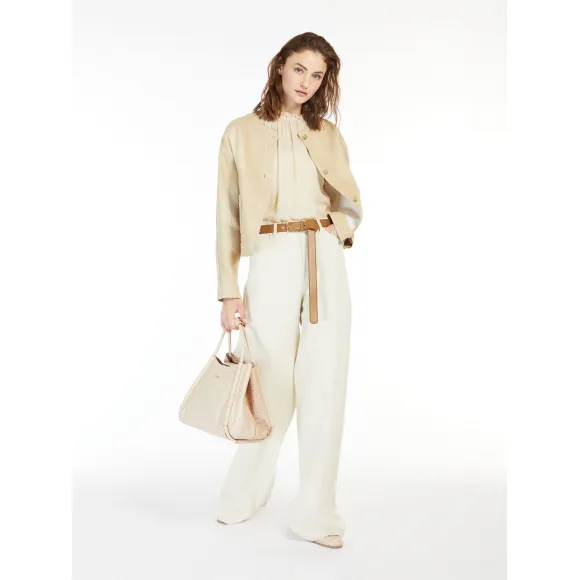 麦丝玛拉/Max Mara 宽松亚麻夹克 6041144106002