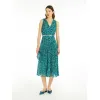 麦丝玛拉/Max Mara [Boero] 乔其纱印花百褶连衣裙 6226104306002