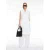 麦丝玛拉/Max Mara [Rosanna] 粘胶亚麻长马甲 6281024206001