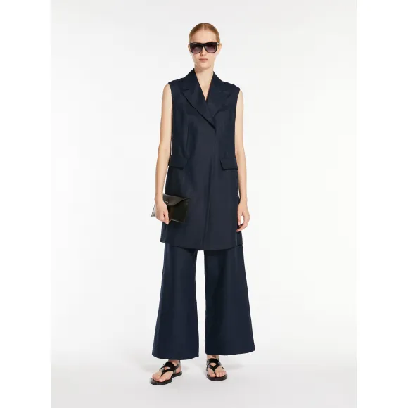 麦丝玛拉/Max Mara [玛丽]亚麻长腰马甲 9151014306002