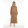 麦丝玛拉/Max Mara [Elena] 棉缎连衣裙 9221114106012