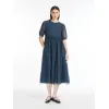 麦丝玛拉/Max Mara [Fatoso] 棉丝透明纱连衣裙 9226084206002