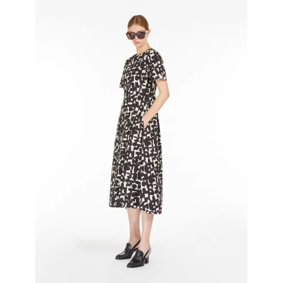 麦丝玛拉/Max Mara 【乌鸦】纯棉印花连衣裙 9226134106001