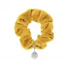 缪缪/Miu Miu 黄玉色 天鹅绒发圈 5IF063-2F4L-F0388