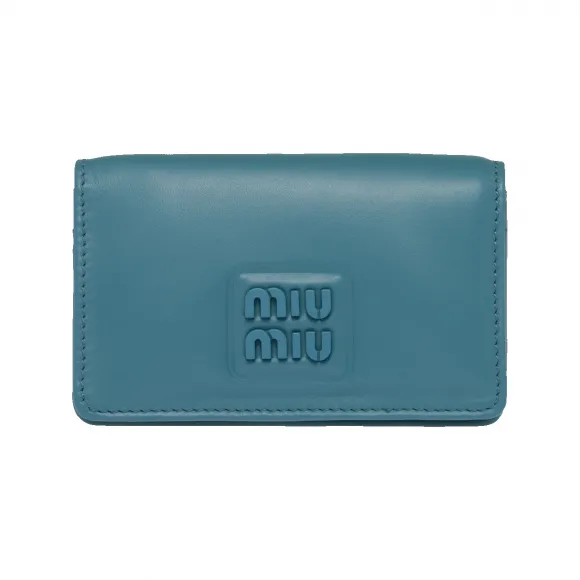 缪缪/Miu Miu 海蓝色 皮革卡夹 5MC122-2F8K-F0F16