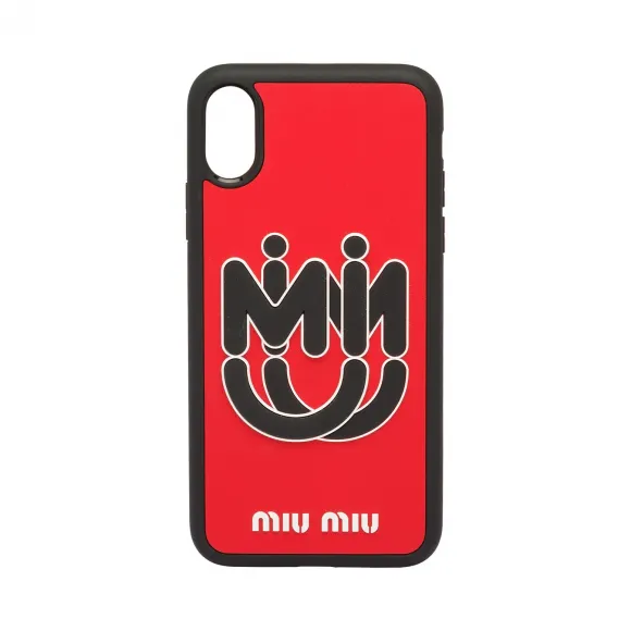缪缪/Miu Miu iPhone X 和 XS 手机套 5ZH058_2CIU_F068Z