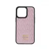 缪缪/Miu Miu 雪粉色 Matelassé 软羊革iphone 13 Pro 手机套 5ZH149-2FPP-F0E18
