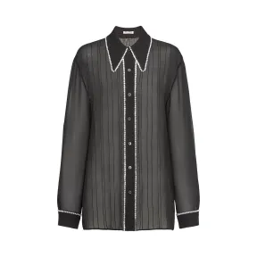 缪缪/Miu 金属质感皮革凉鞋 5X996C-3L32-F0118-F-050