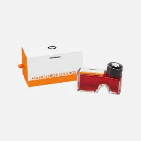 万宝龙/Montblanc 60 毫升瓶装墨水，锰橙 - 豪华墨水瓶 MB128194