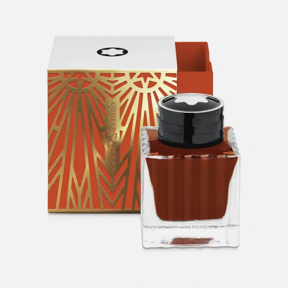 万宝龙/Montblanc 墨水瓶，大班起源系列，珊瑚色 - 50ml - 奢华墨水瓶 MB132941